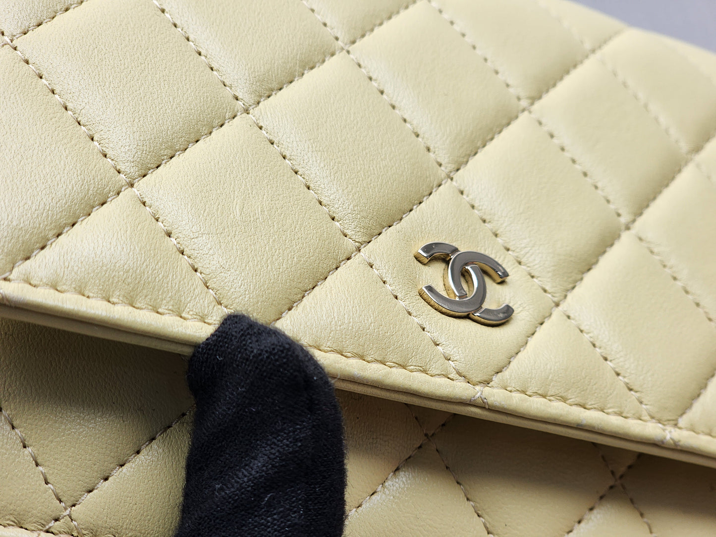 Chanel Yellow Lambskin WOC (GHW)