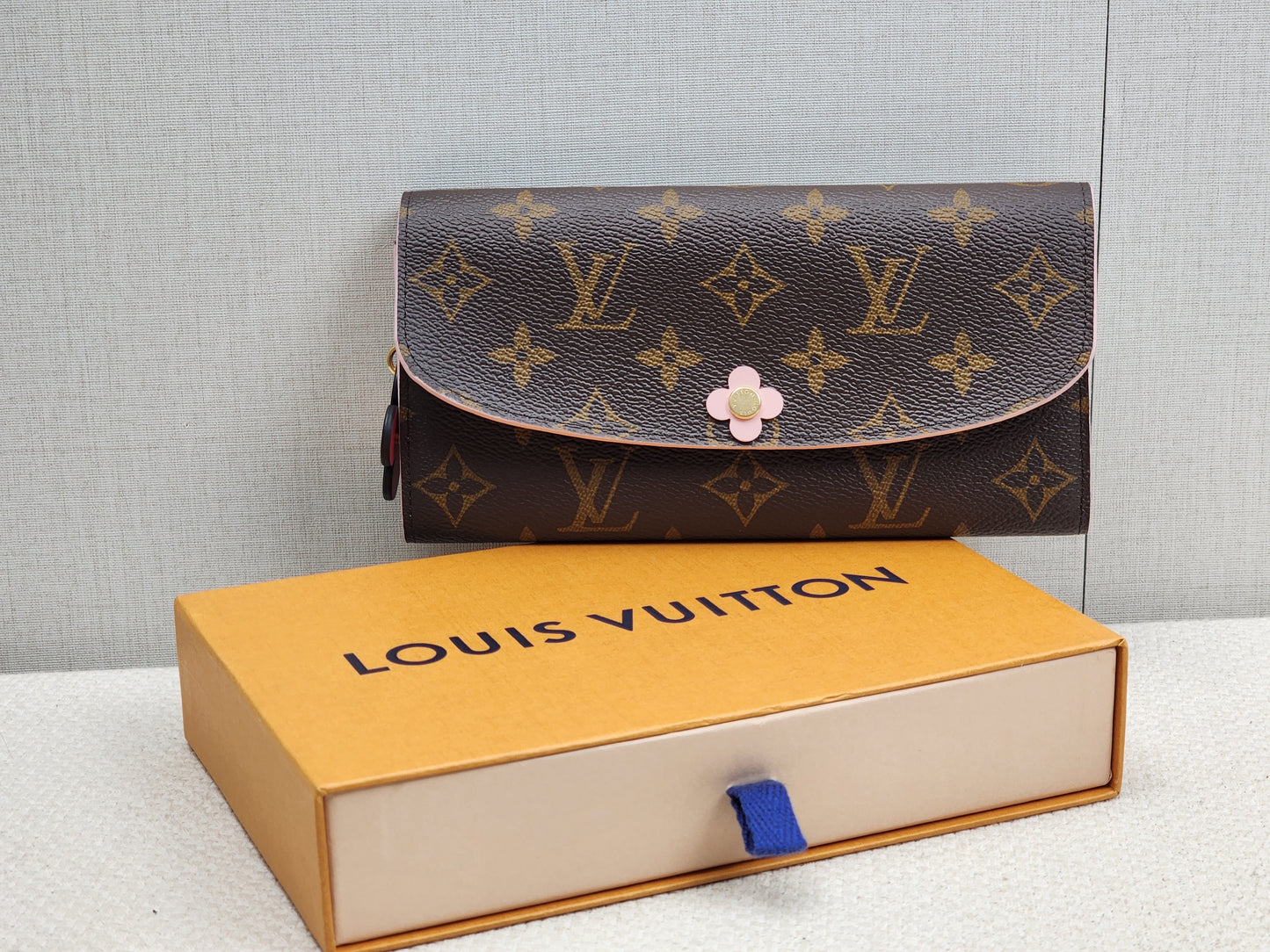 LV Monogram Bloom Flower Emilie Wallet