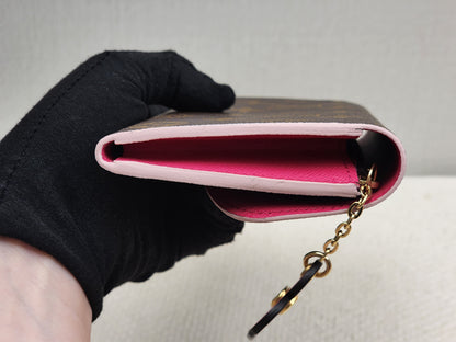 LV Monogram Bloom Flower Emilie Wallet