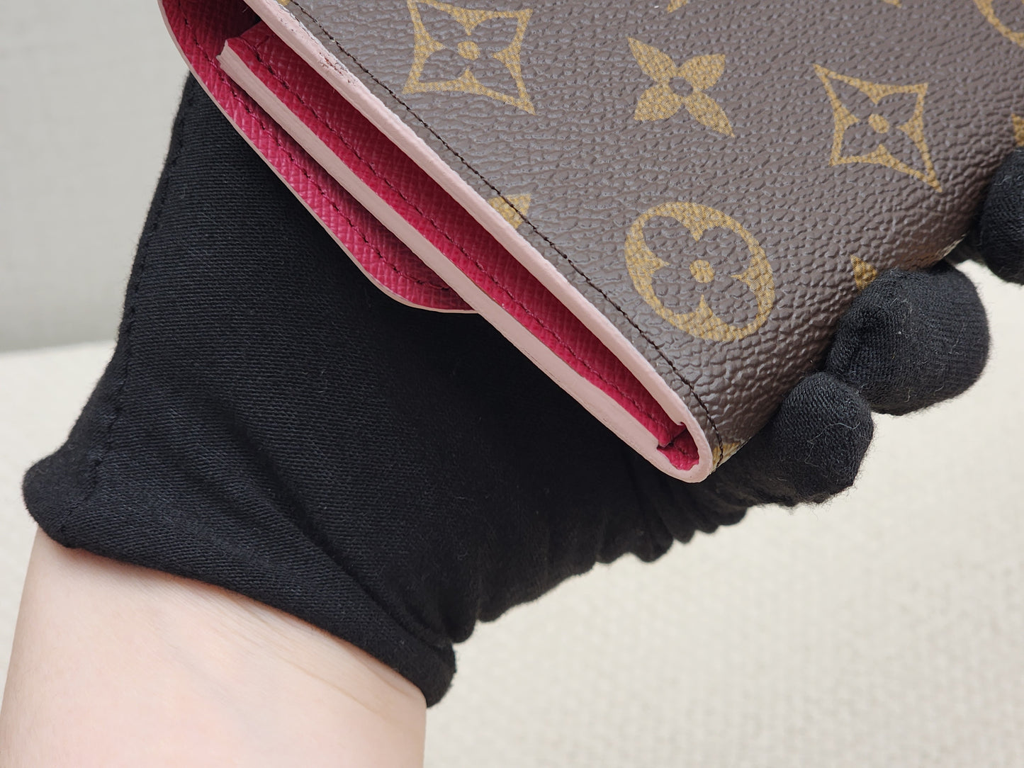 LV Monogram Bloom Flower Emilie Wallet