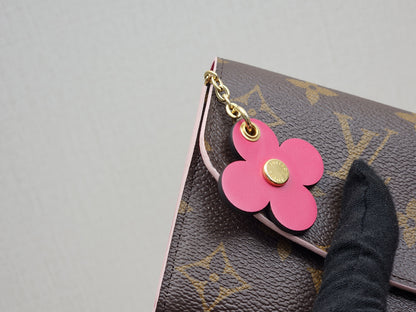 LV Monogram Bloom Flower Emilie Wallet