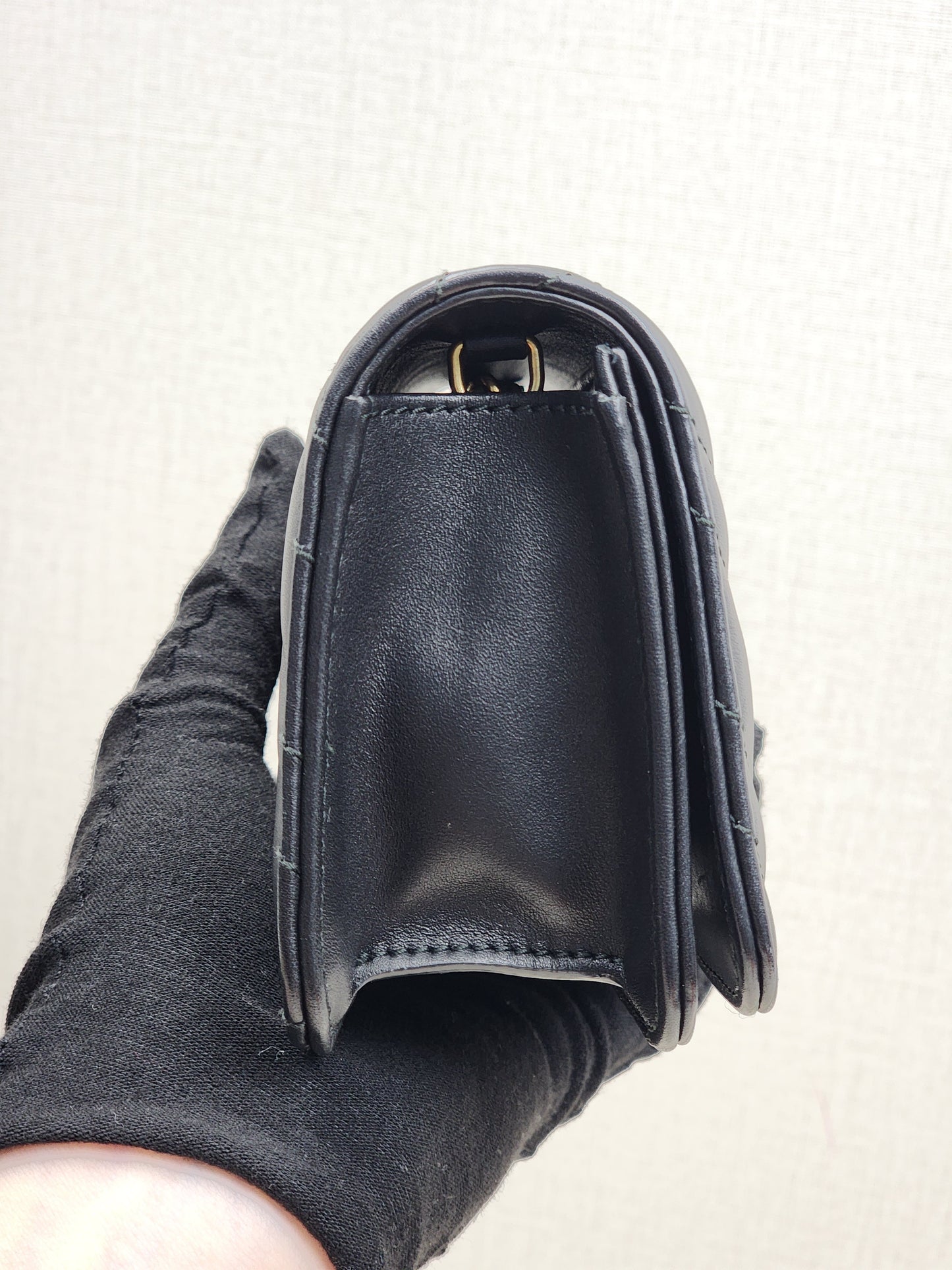 Gucci Black Marmont Mini Chain Wallet
