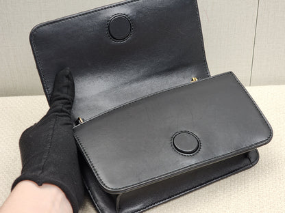 Gucci Black Marmont Mini Chain Wallet