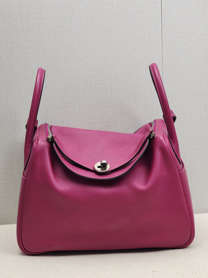 Hermes Rose Pourpre Evercolour Lindy 30 (PHW)