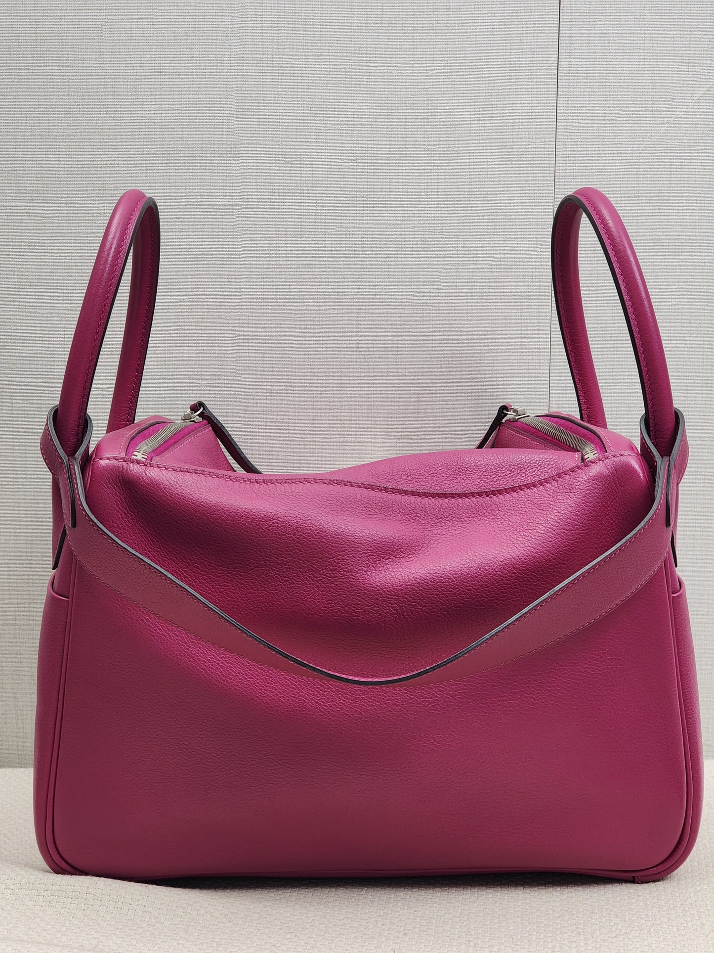 Hermes Rose Pourpre Evercolour Lindy 30 (PHW)