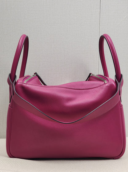 Hermes Rose Pourpre Evercolour Lindy 30 (PHW)