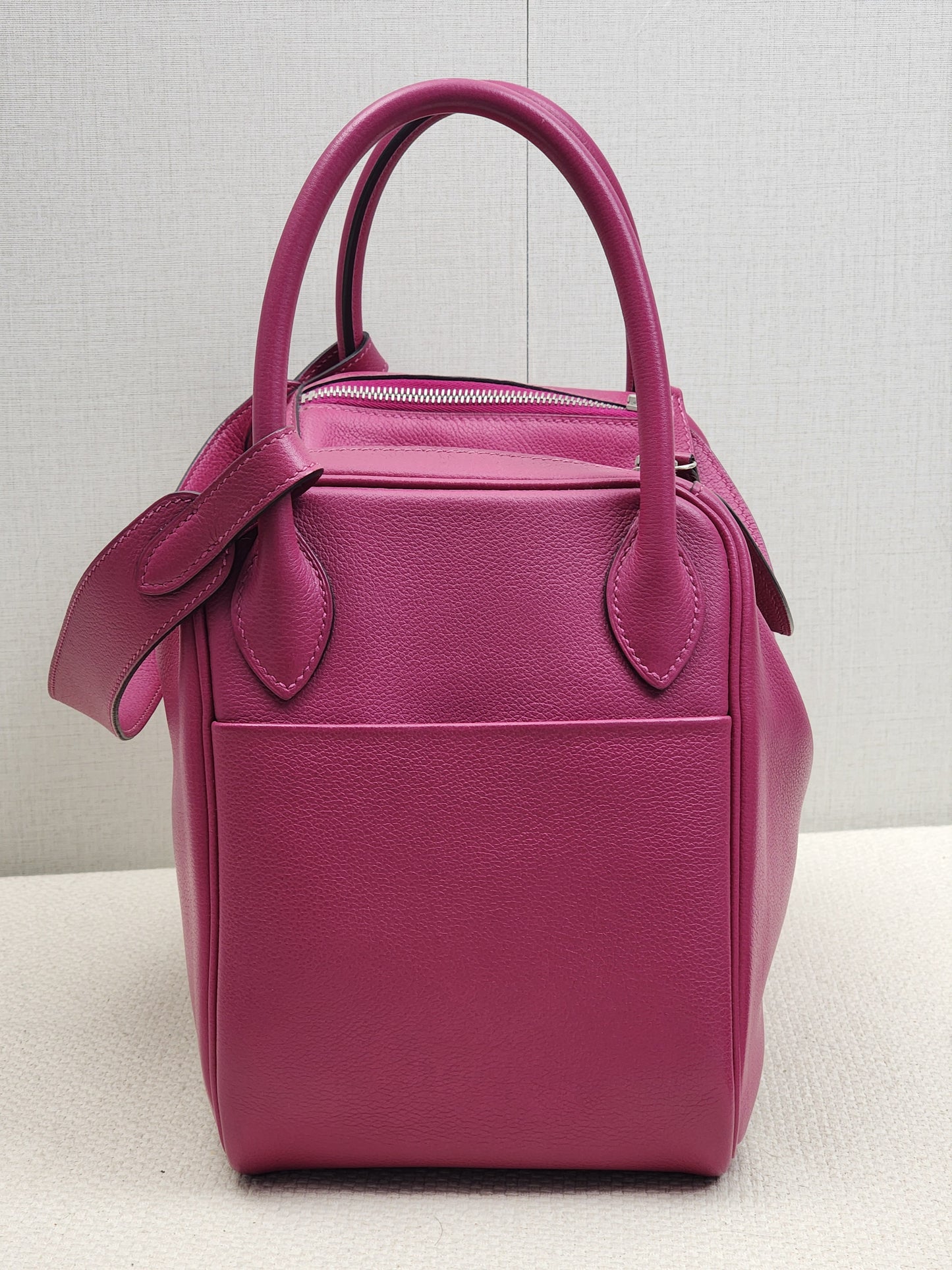 Hermes Rose Pourpre Evercolour Lindy 30 (PHW)