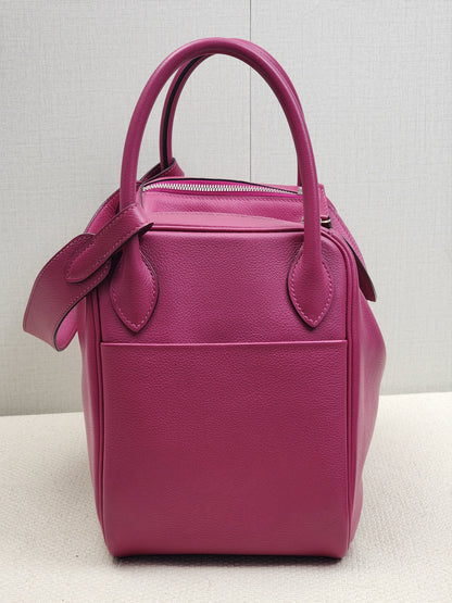 Hermes Rose Pourpre Evercolour Lindy 30 (PHW)