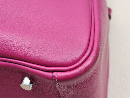 Hermes Rose Pourpre Evercolour Lindy 30 (PHW)