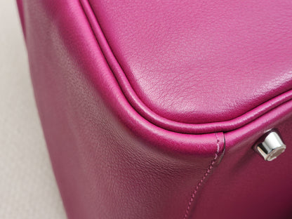 Hermes Rose Pourpre Evercolour Lindy 30 (PHW)