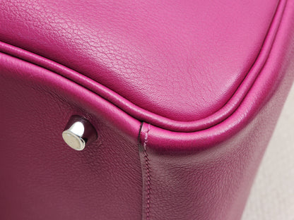 Hermes Rose Pourpre Evercolour Lindy 30 (PHW)