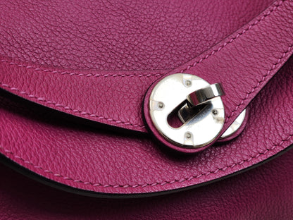 Hermes Rose Pourpre Evercolour Lindy 30 (PHW)