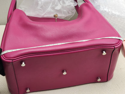 Hermes Rose Pourpre Evercolour Lindy 30 (PHW)