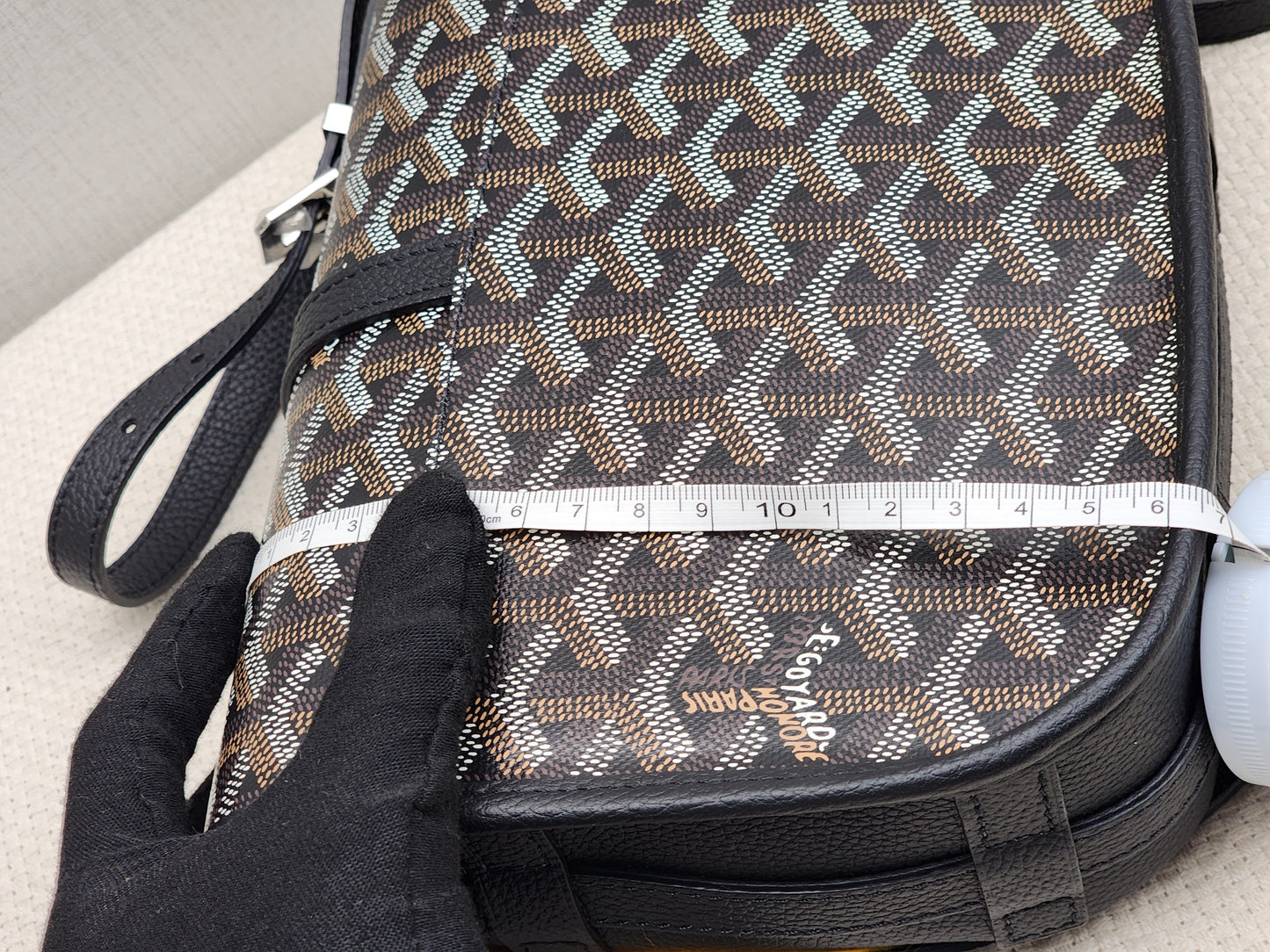 Goyard Black Belvedere PM