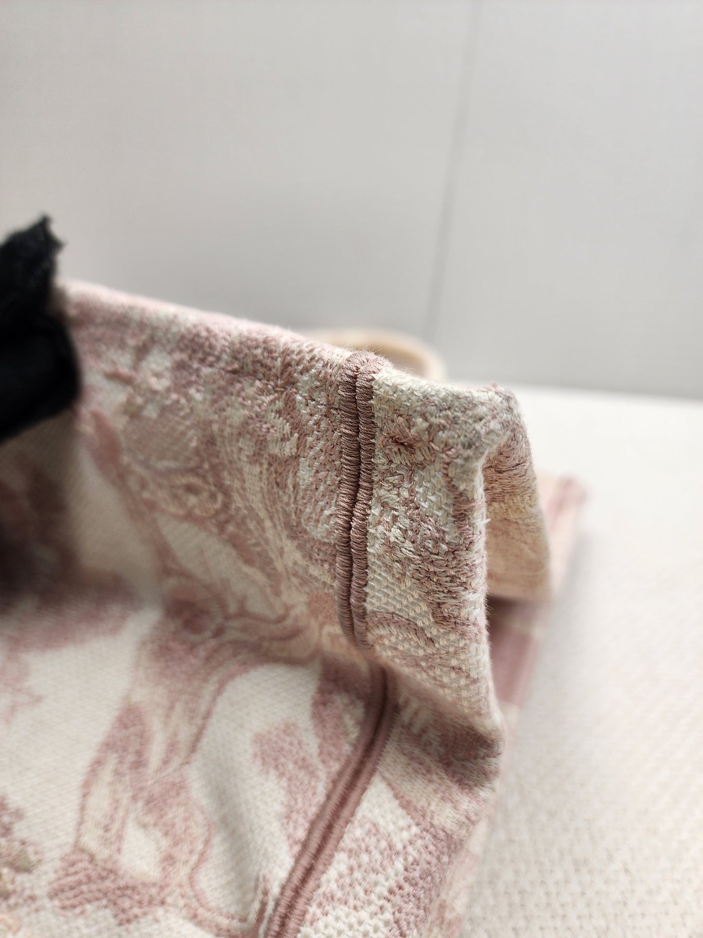 Dior Pink Toile De Jouy Embroidered Medium Book Tote