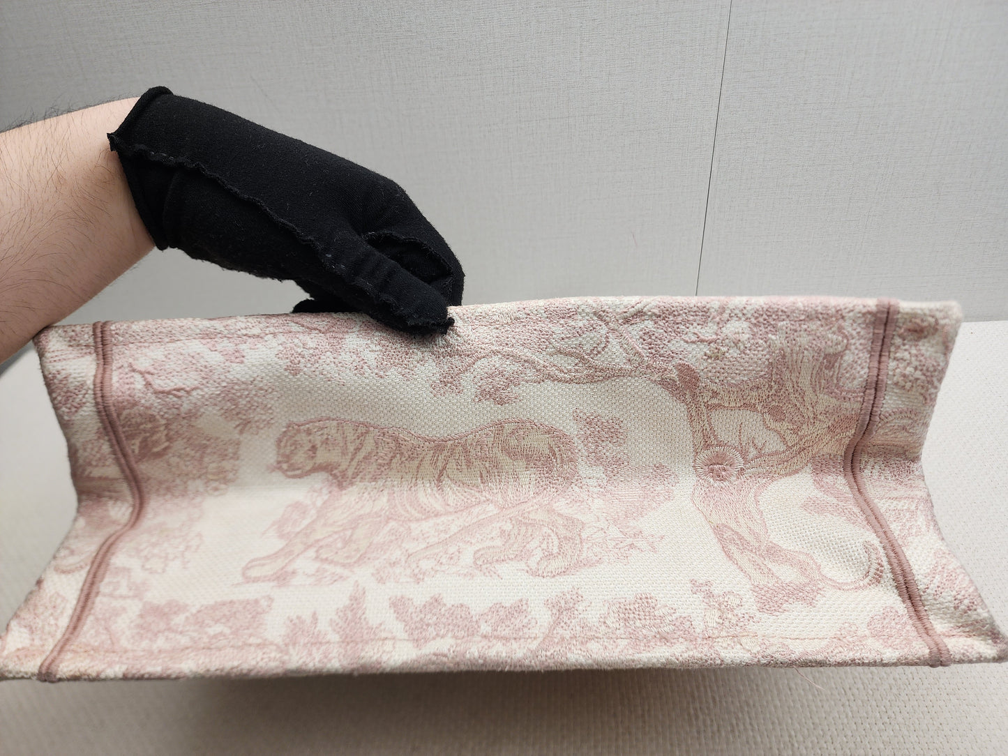 Dior Pink Toile De Jouy Embroidered Medium Book Tote