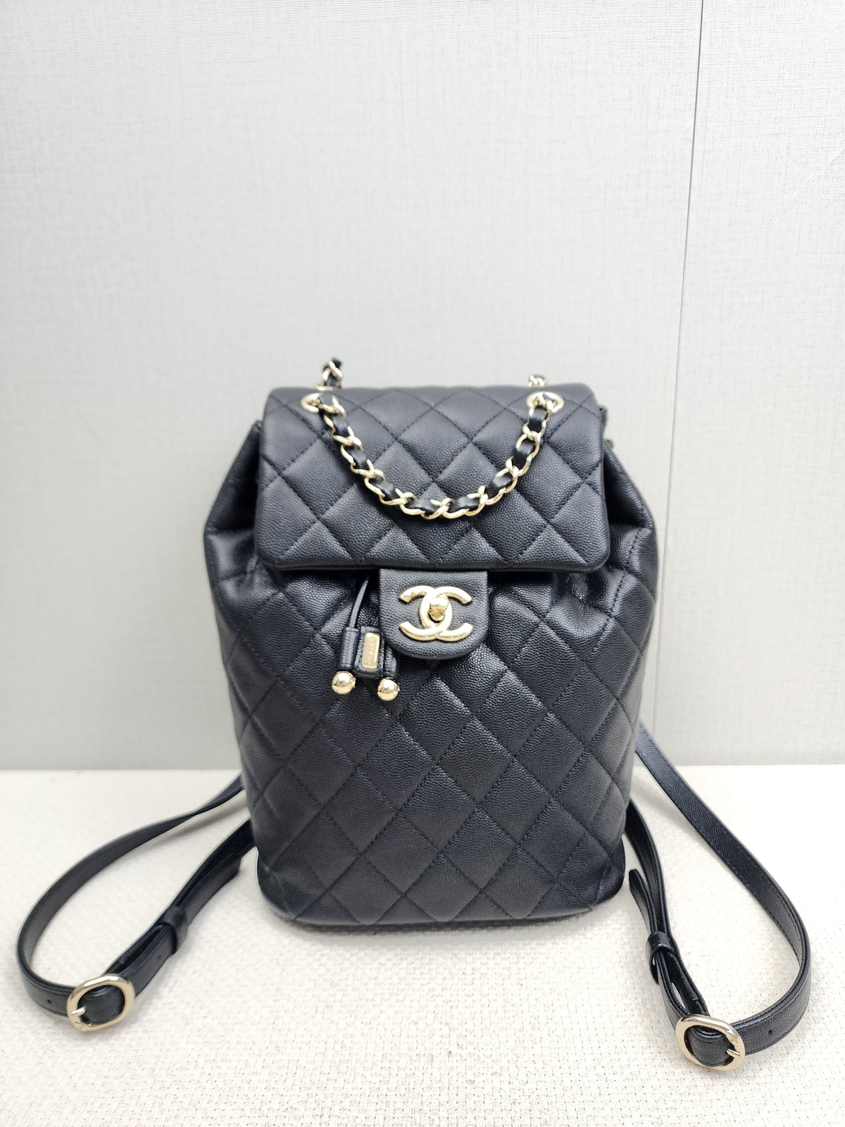 Chanel Black Caviar Urban Spirit Backpack