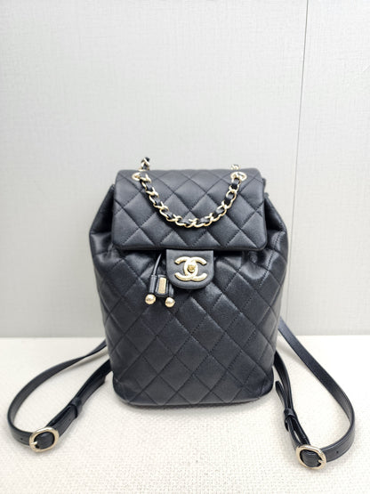 Chanel Black Caviar Urban Spirit Backpack