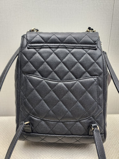 Chanel Black Caviar Urban Spirit Backpack