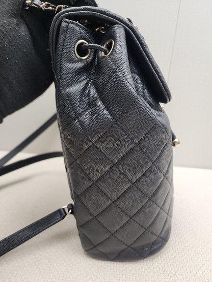 Chanel Black Caviar Urban Spirit Backpack