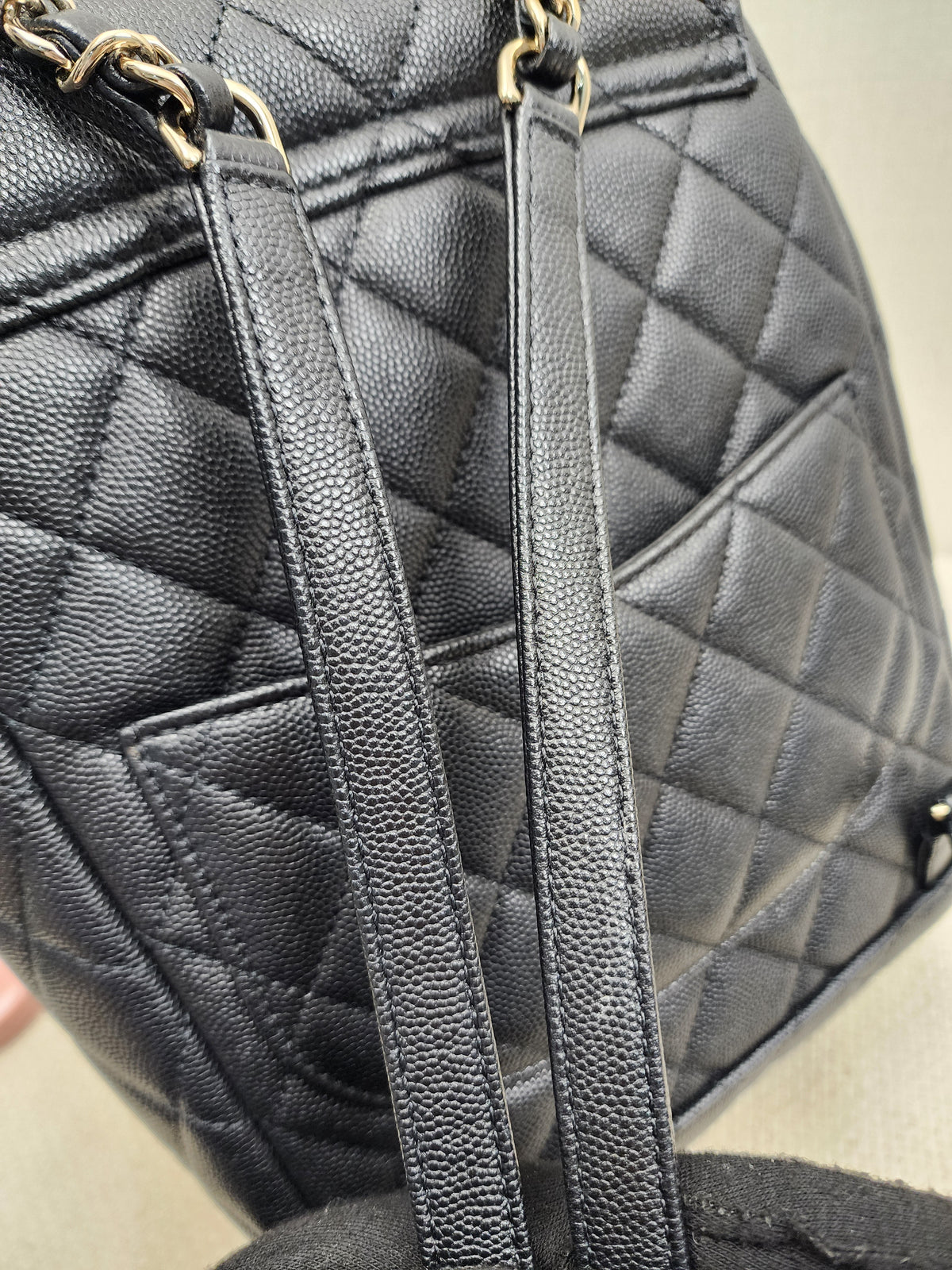 Chanel Black Caviar Urban Spirit Backpack