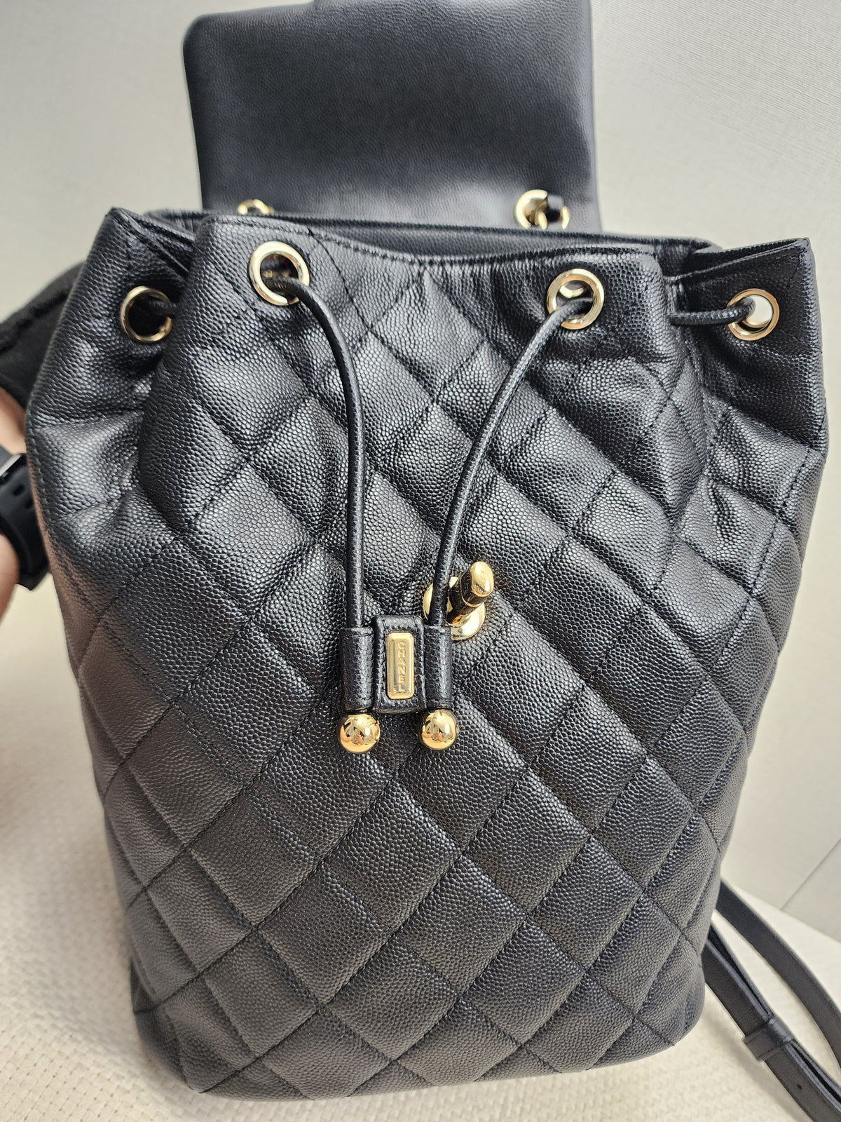 Chanel Black Caviar Urban Spirit Backpack