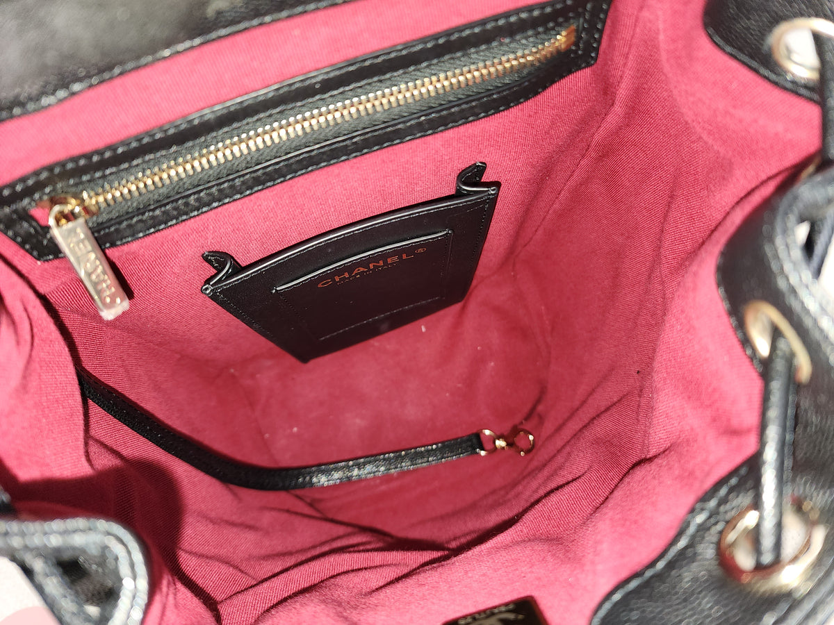 Chanel Black Caviar Urban Spirit Backpack