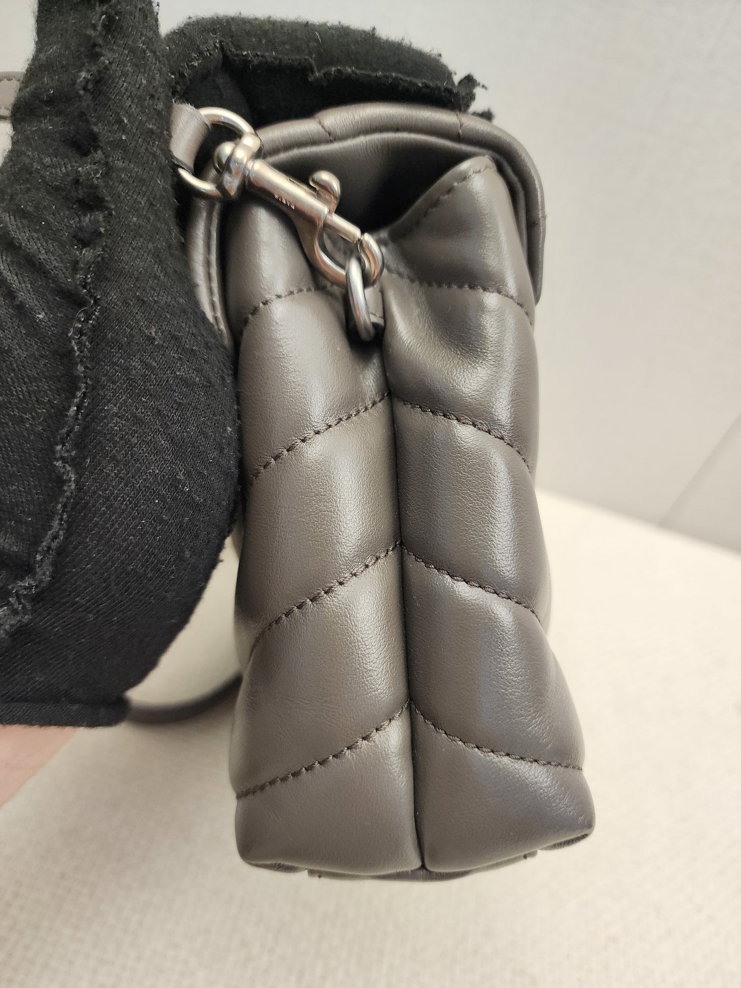 YSL Grey Toy Lou Lou (SHW)