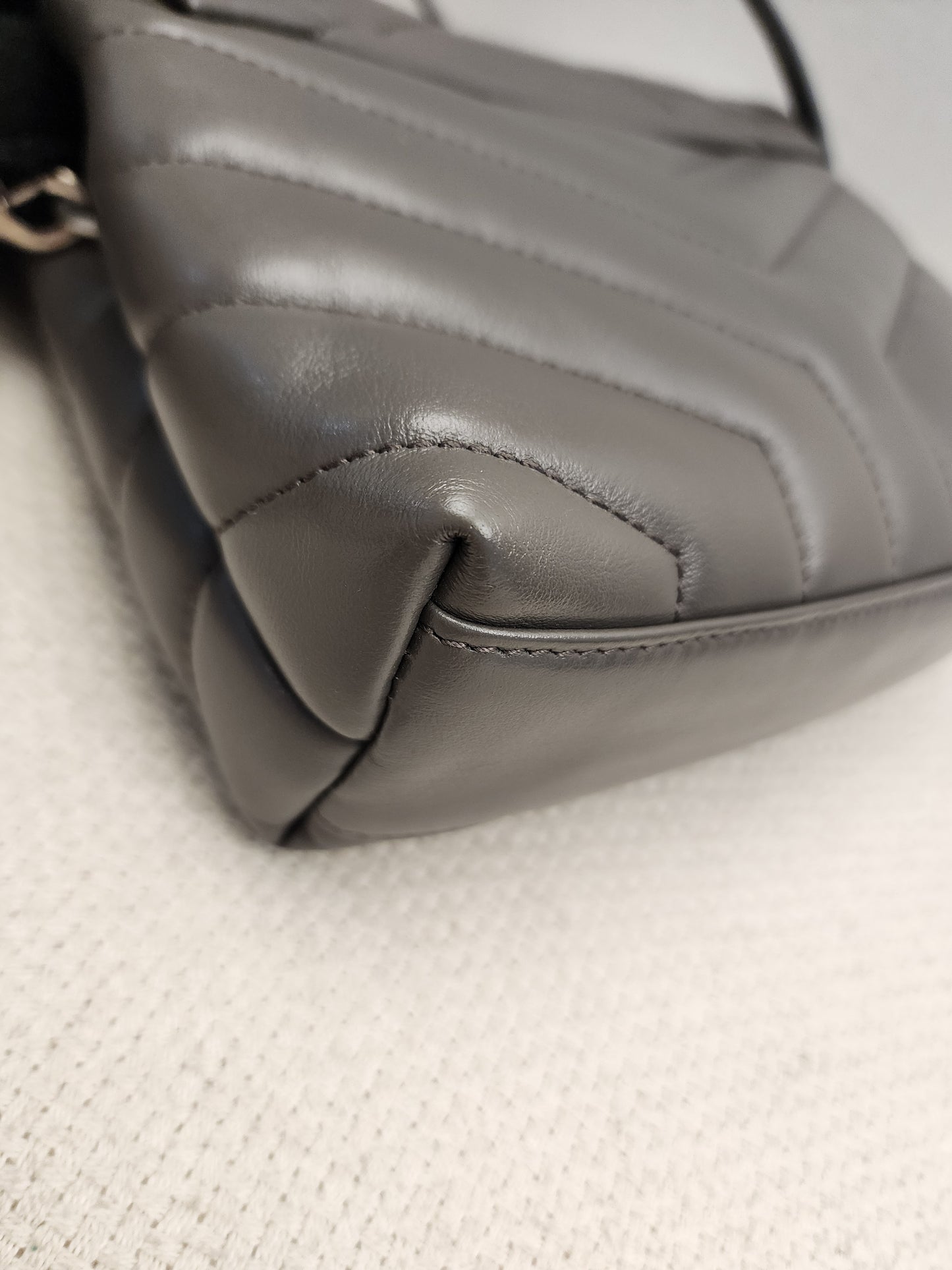 YSL Grey Toy Lou Lou (SHW)
