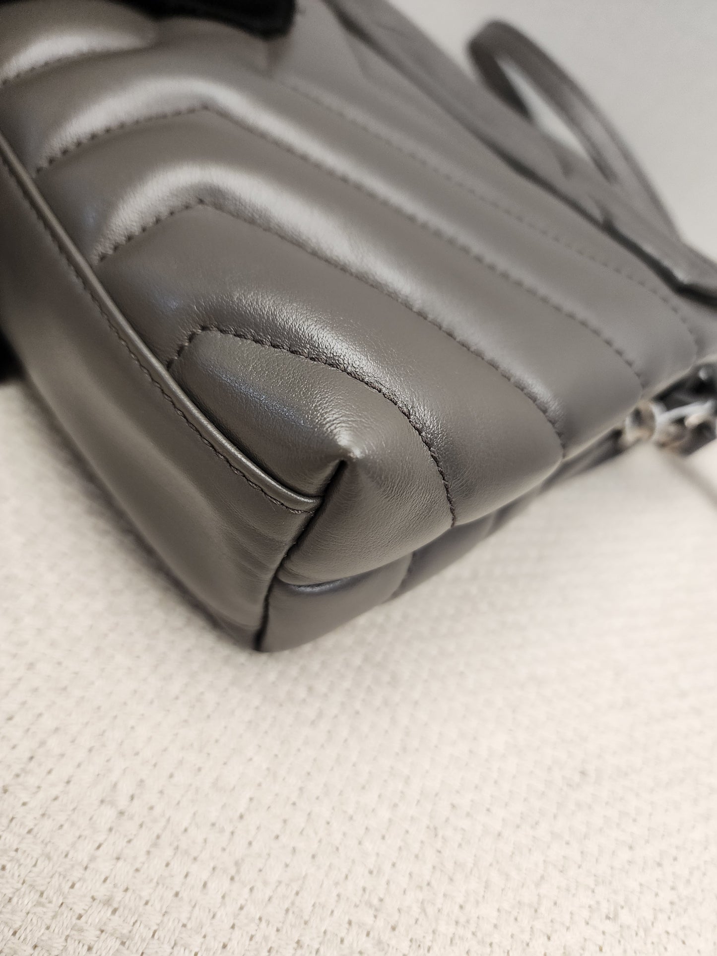 YSL Grey Toy Lou Lou (SHW)