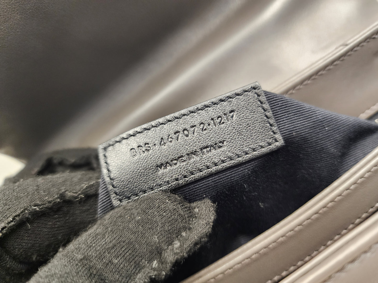 YSL Grey Toy Lou Lou (SHW)