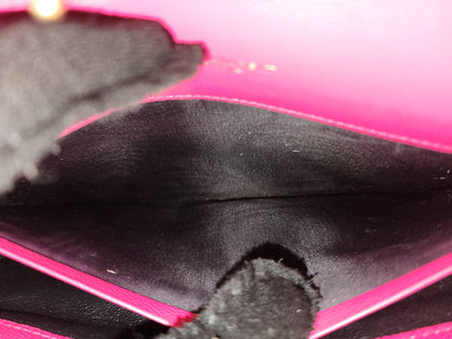 YSL Hot Pink Grain de Poudre Classic Cassandra WOC (GHW)