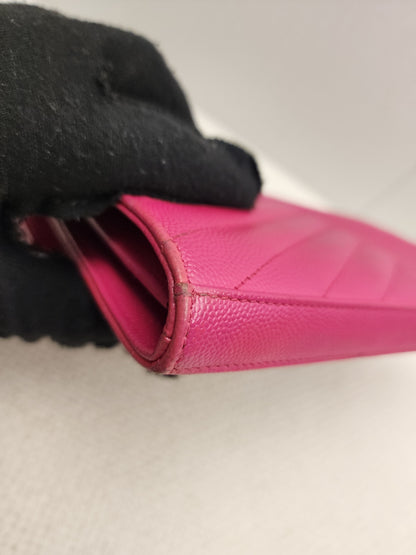 YSL Hot Pink Grain de Poudre Classic Cassandra WOC (GHW)