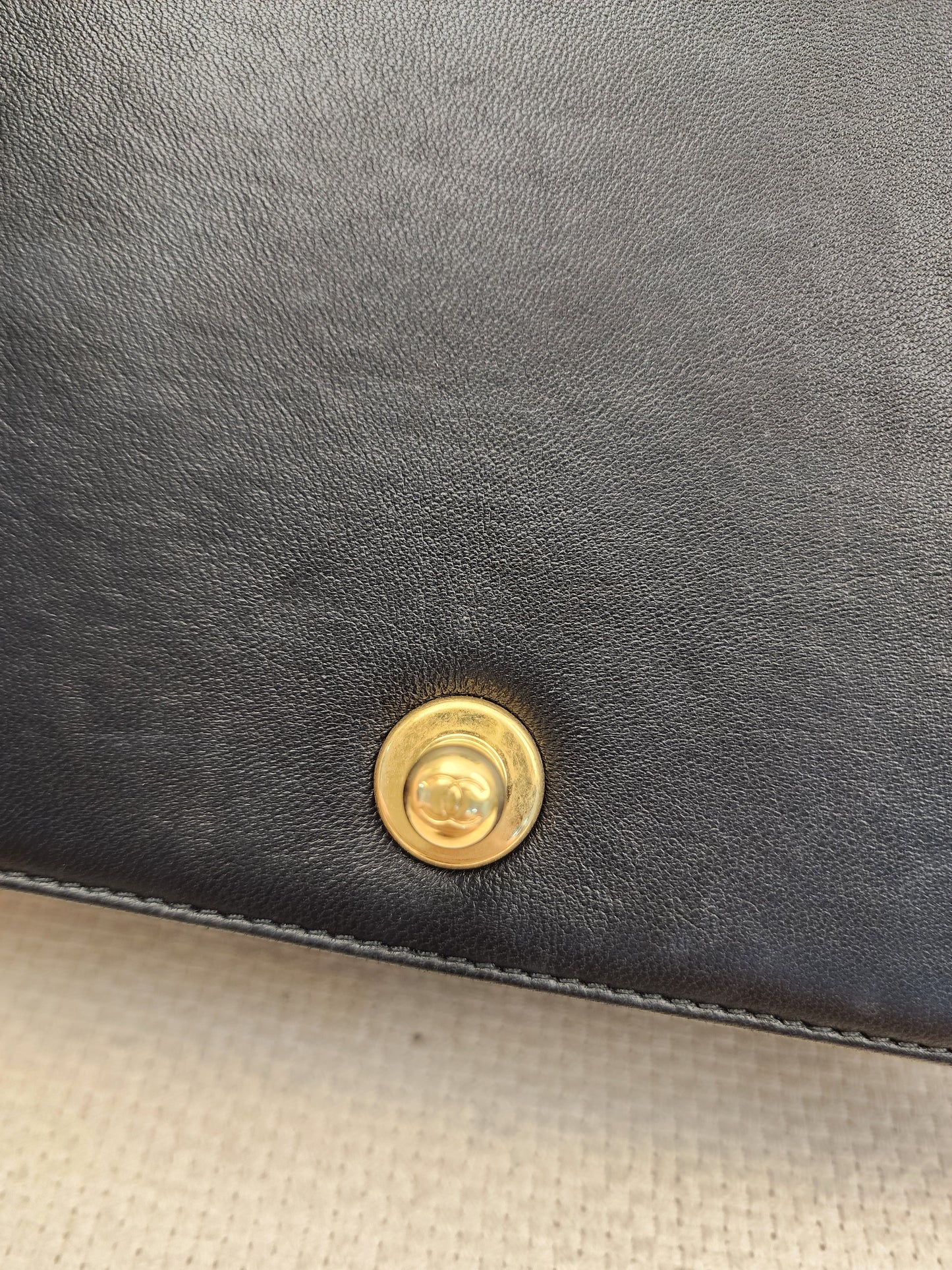 Chanel Black Lambskin Medium Boy Enchained (GHW)