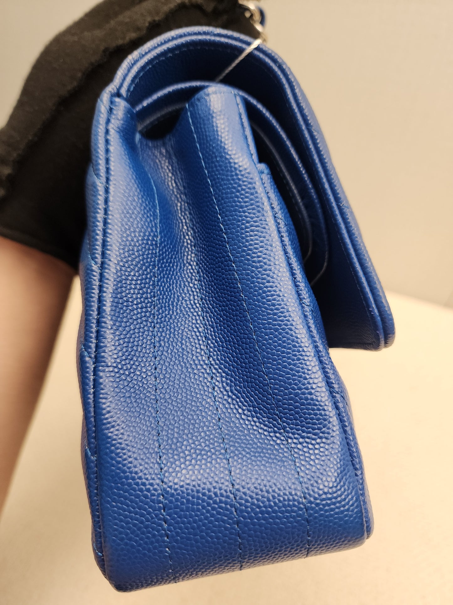 Chanel Royal Blue Caviar Medium CF (SHW)