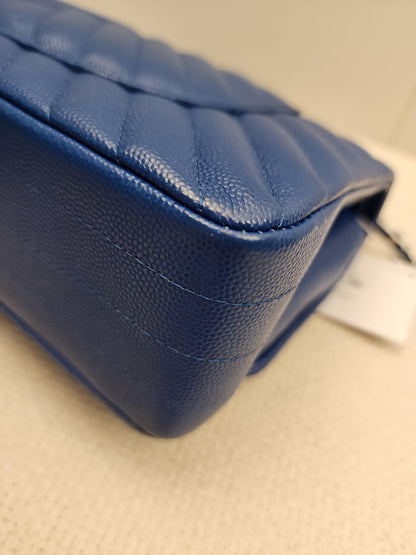 Chanel Royal Blue Caviar Medium CF (SHW)