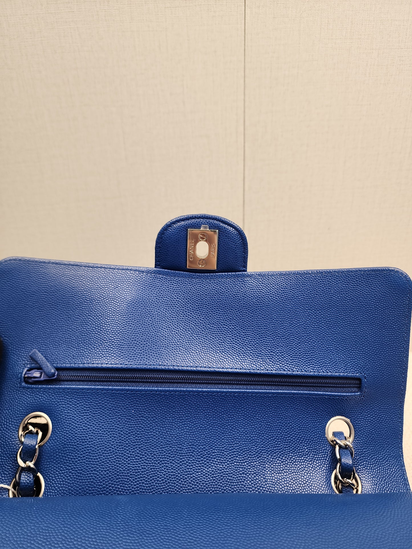 Chanel Royal Blue Caviar Medium CF (SHW)