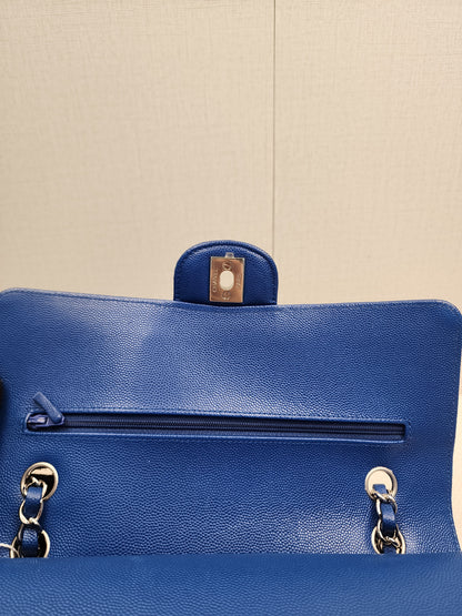 Chanel Royal Blue Caviar Medium CF (SHW)