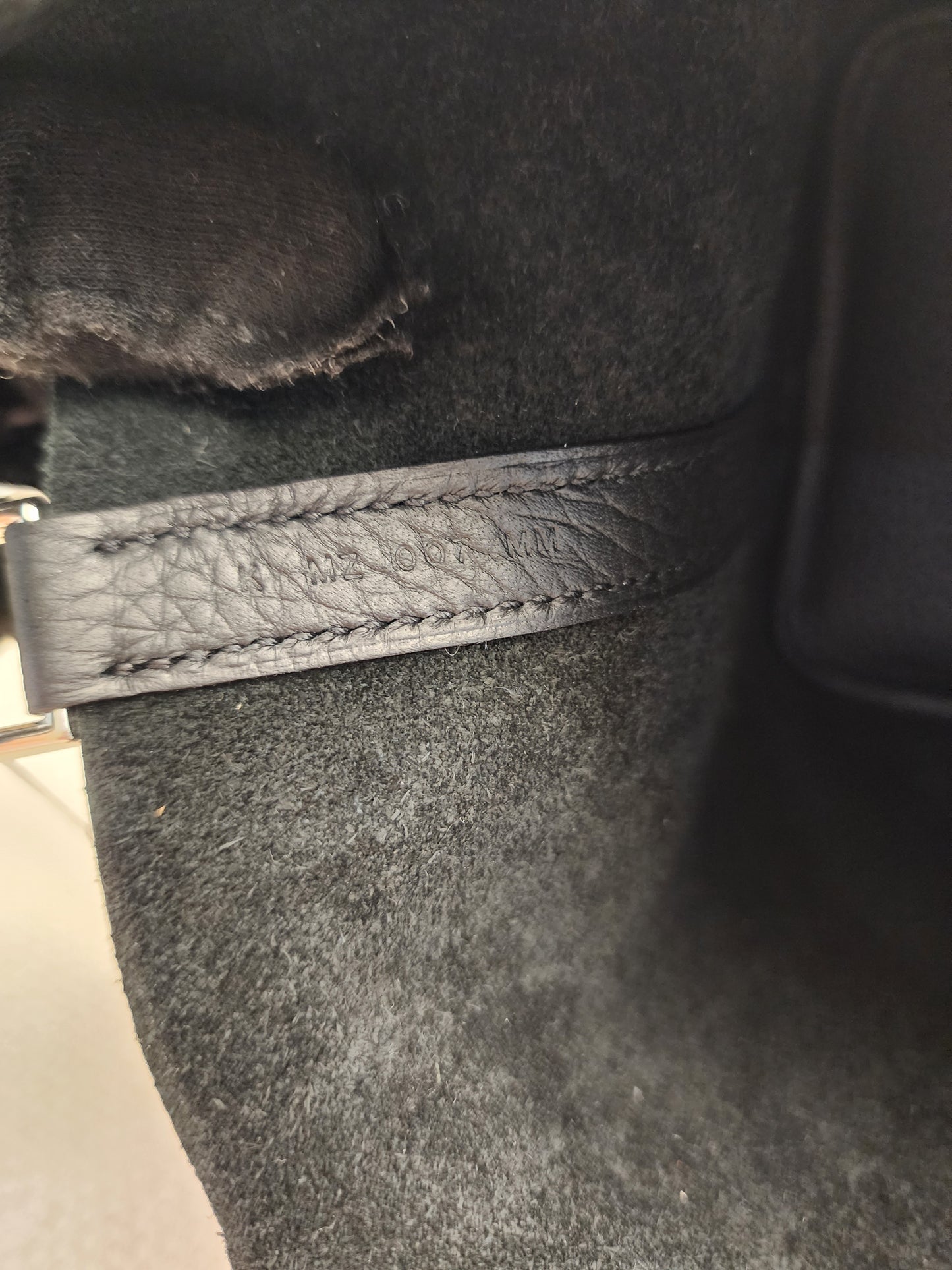 Hermes Noir Picotin 18 (PHW)