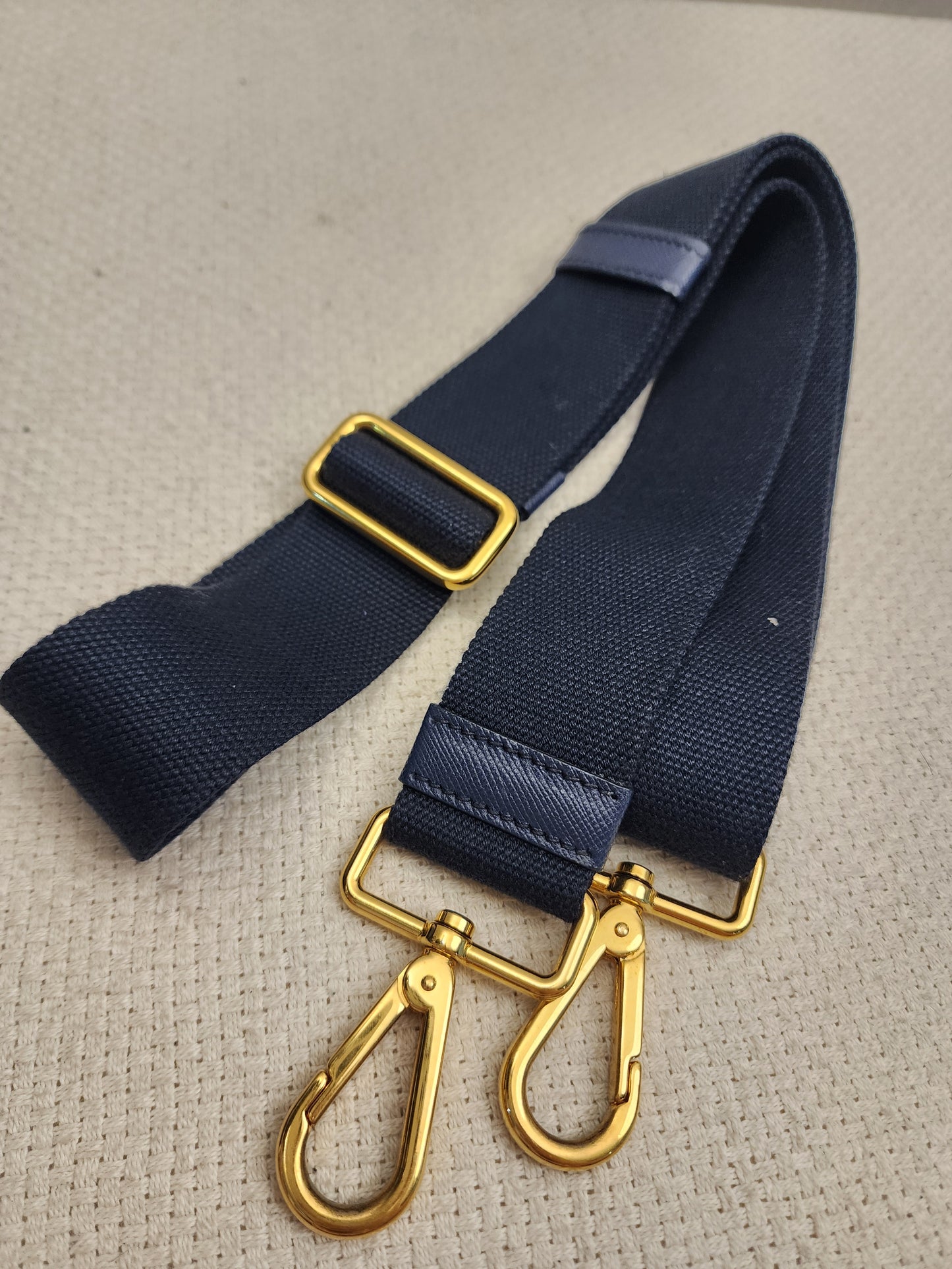 Prada Denim Small Canapa Tote