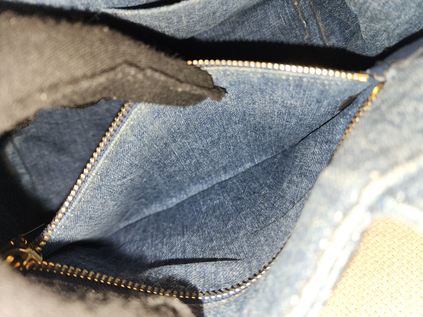 Prada Denim Small Canapa Tote