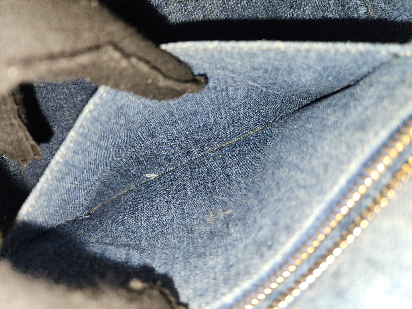 Prada Denim Small Canapa Tote