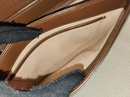 Gucci Brown Horsebit 1955 Medium Shoulder Bag