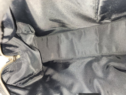 Gucci Black Canvas Channy Horsebit Boston