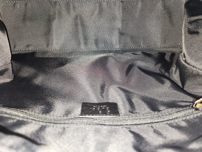 Gucci Black Canvas Channy Horsebit Boston
