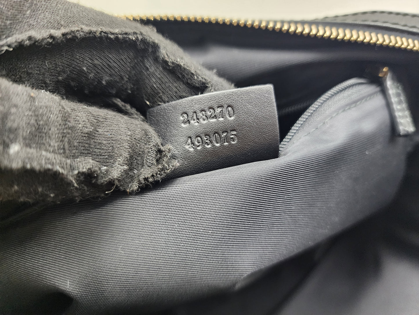 Gucci Black Canvas Channy Horsebit Boston