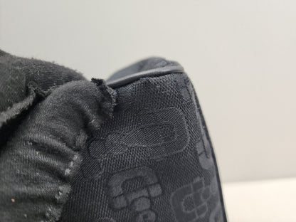 Gucci Black Canvas Channy Horsebit Boston