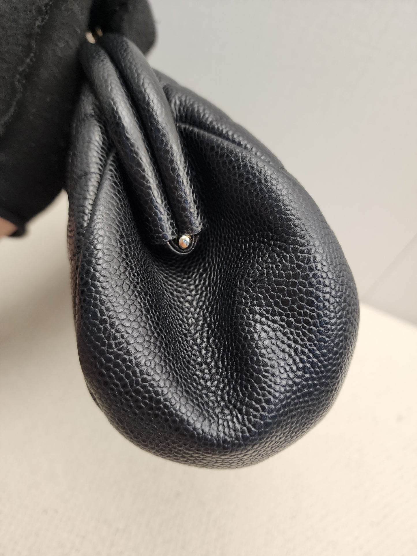 Chanel Black Caviar Timeless Clutch Bag (SHW)