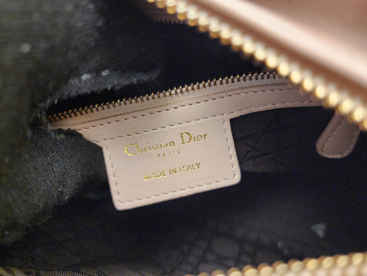 Dior Light Pink Lambskin Medium Lady D (LGHW)