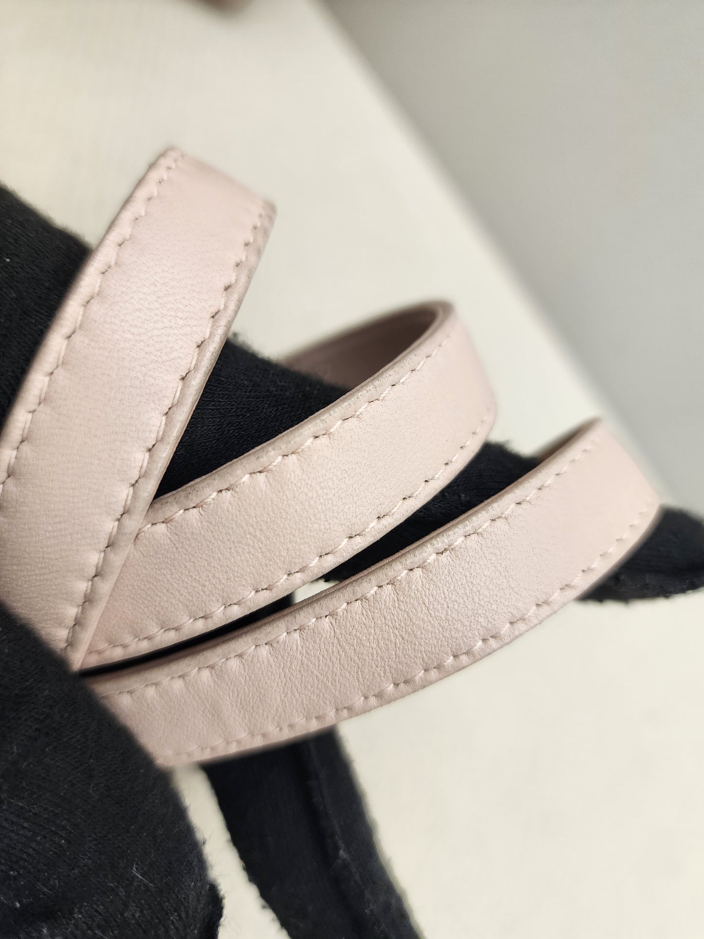 Dior Light Pink Lambskin Medium Lady D (LGHW)